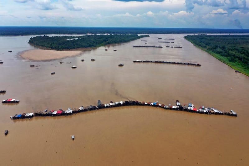 APTOPIX Brazil Amazon River Mining