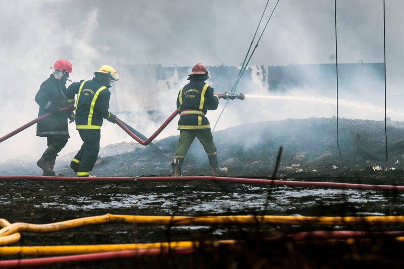 Cuba Oil Fire