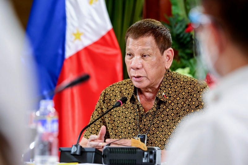 Virus Outbreak Philippines Duterte