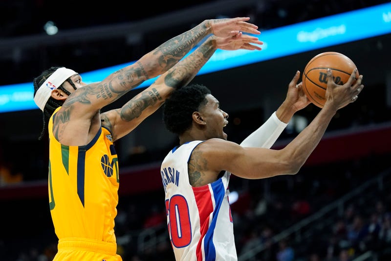 Jazz Pistons Basketball