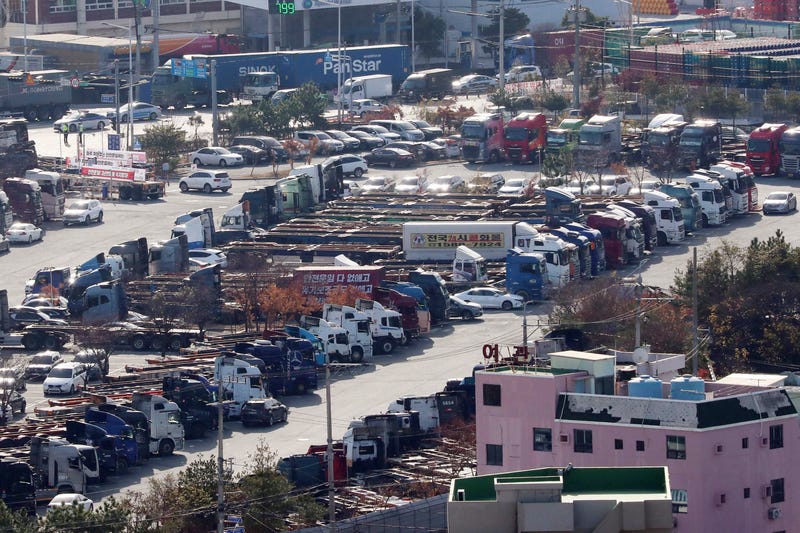 South Korea Truckers Strike