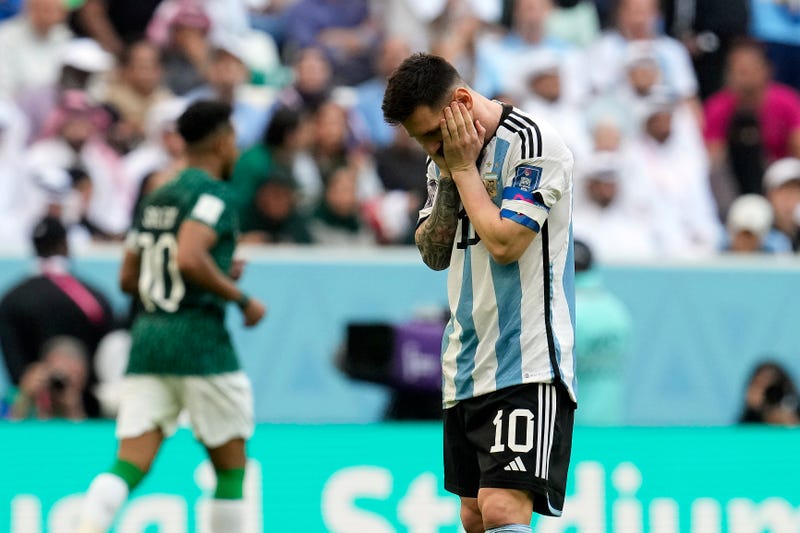 APTOPIX WCup Argentina Saudi Arabia Soccer