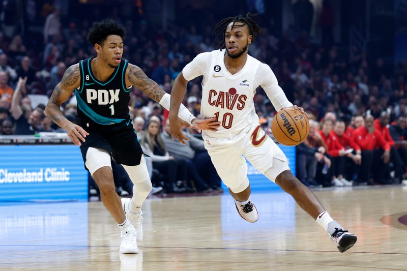 Trail Blazers Cavaliers Basketball
