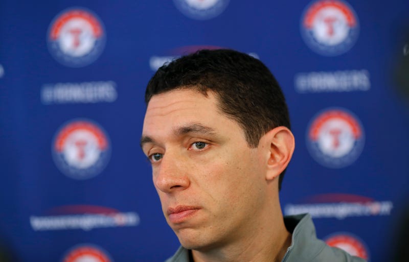 Rangers Daniels Out Baseball