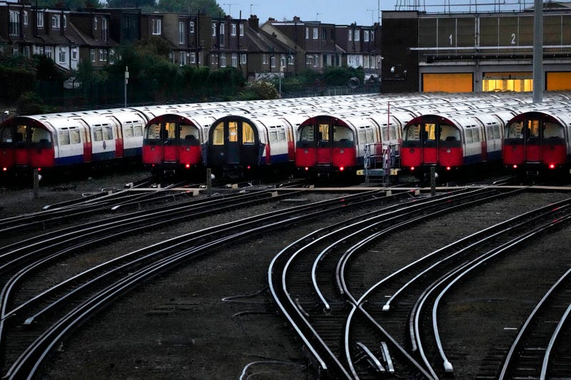 CORRECTION Britain Rail Strike