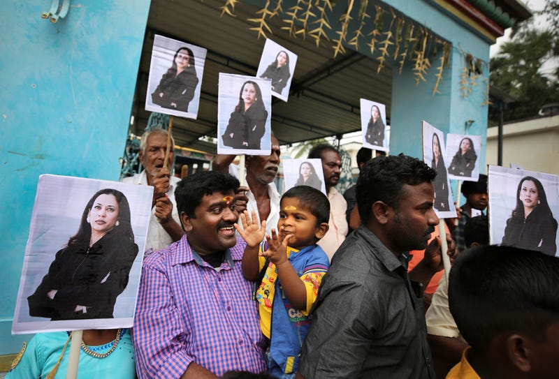 APTOPIX India Kamala Harris