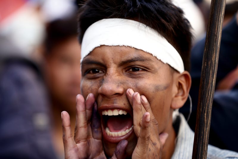 APTOPIX Ecuador Protests