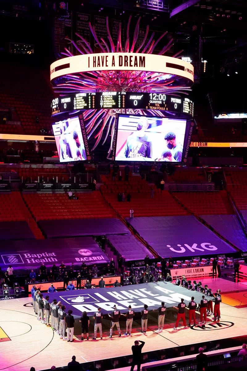 Pistons Heat Basketball