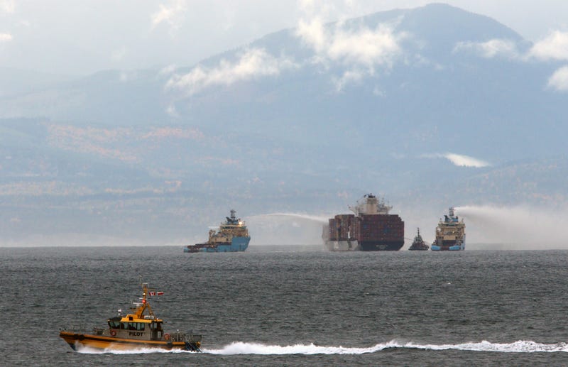 Canada Container Ship Fire