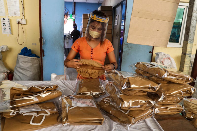 Virus Outbreak Myanmar Asia Garment Workers