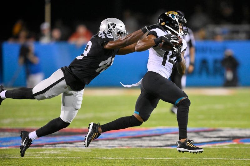APTOPIX Raiders Jaguars Football