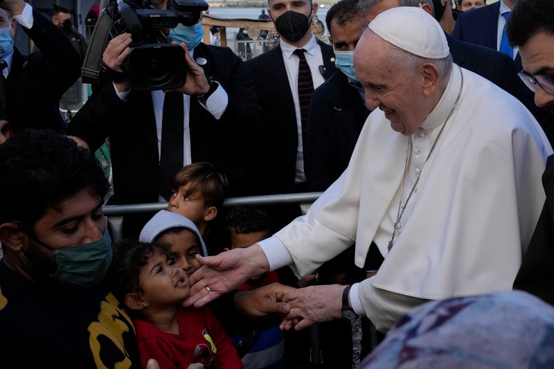 APTOPIX Greece Pope