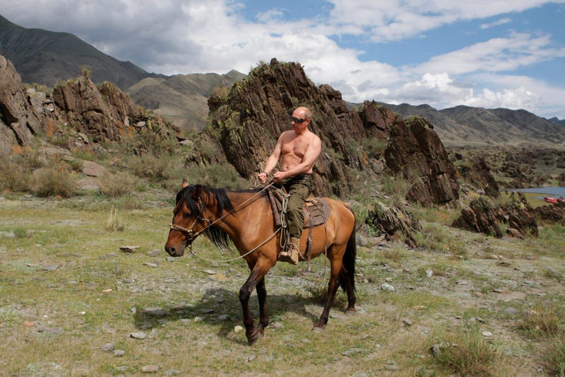 Russia Putin Topless