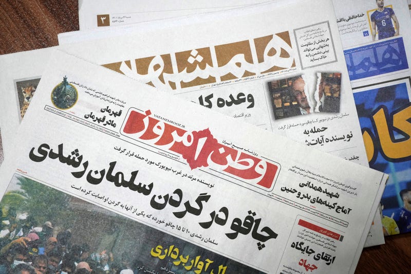 Iran US Salman Rushdie Assault