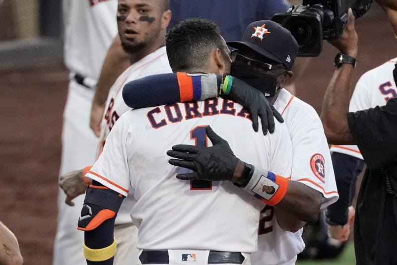 CORRECTION ALCS Rays Astros Baseball