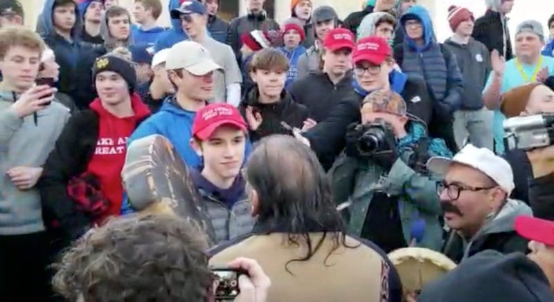 MAGA hat Native American Washington