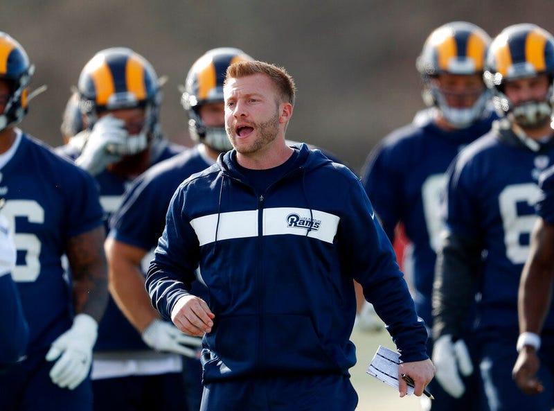 Los Angeles Rams head coach Sean McVay