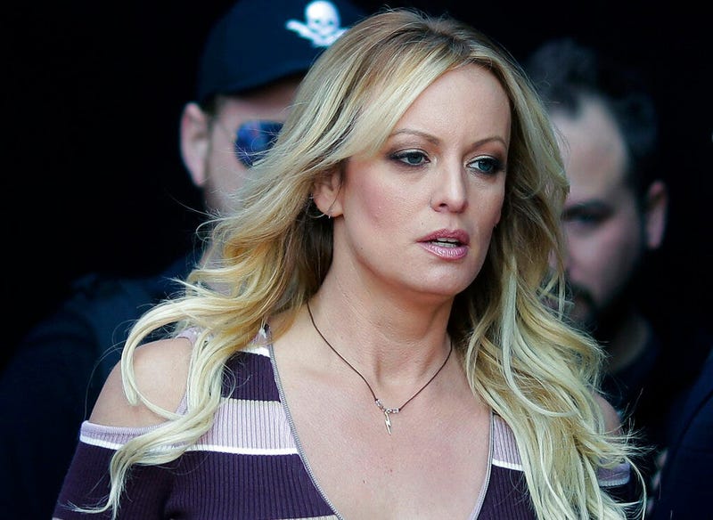 adult film actress Stormy Daniels arrives at the adult entertainment fair "Venus" in Berlin. Daniels has agreed to dismiss a lawsuit that accused her former lawyer of colluding with President Donald Trump's ex-lawyer, Michael Cohen, to have her deny havin