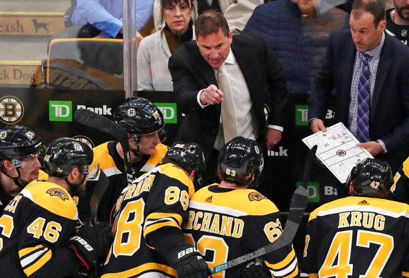 Boston Bruins coach Bruce Cassidy