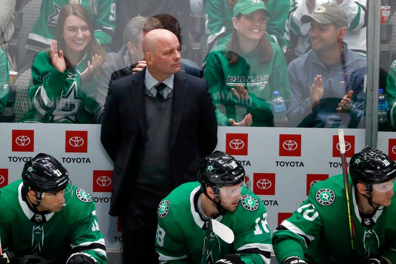 Dallas Stars head coach Jim Montgomery