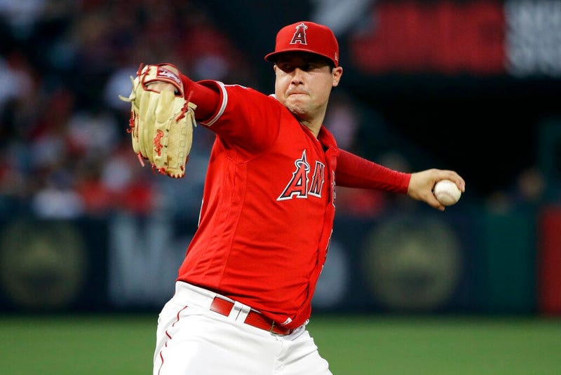 Los Angeles Angels starting pitcher Tyler Skaggs