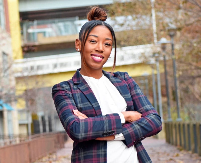 This Nov. 23, 2019 photo shows Pittsburgh Post-Gazette reporter Alexis Johnson in Pittsburgh.