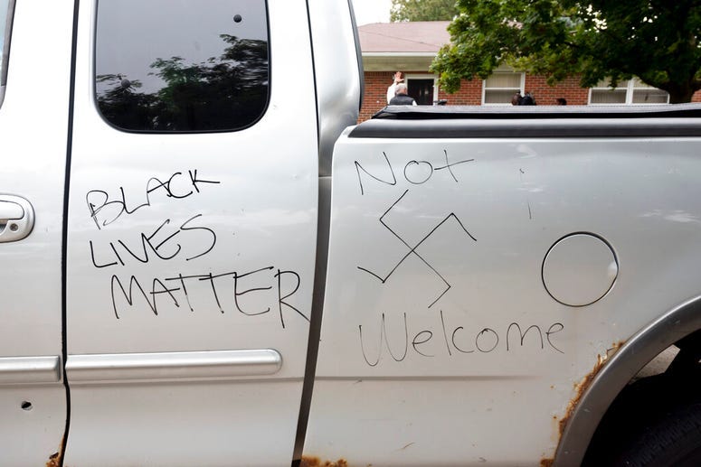 Warren hate crime - AP