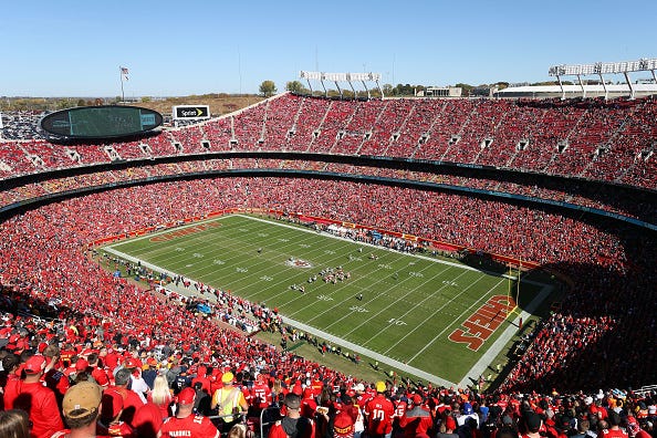 Arrowhead Stadium in Kansas City