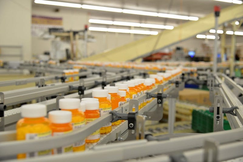 A Department of Veterans Affairs Consolidated Mail Outpatient Pharmacy (CMOP).