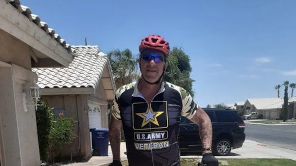 Veteran rides 250 miles for a cause: Stop soldier suicides