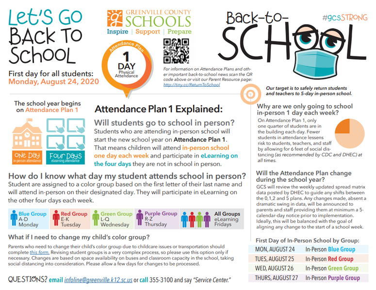 GCS Back to School Plan - GCS