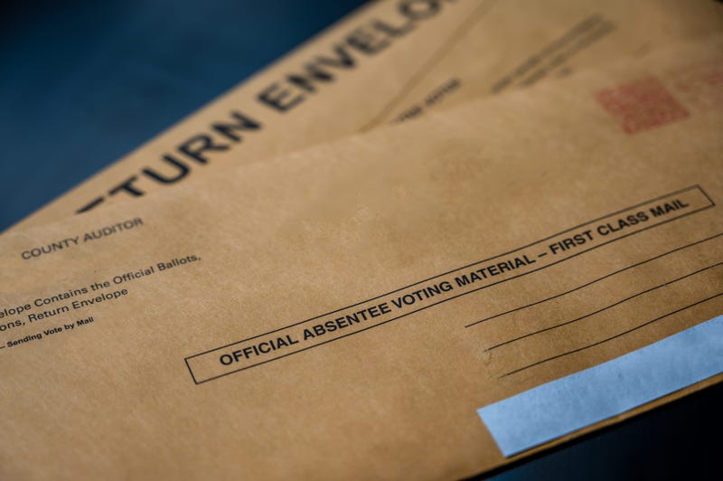 Absentee voting material