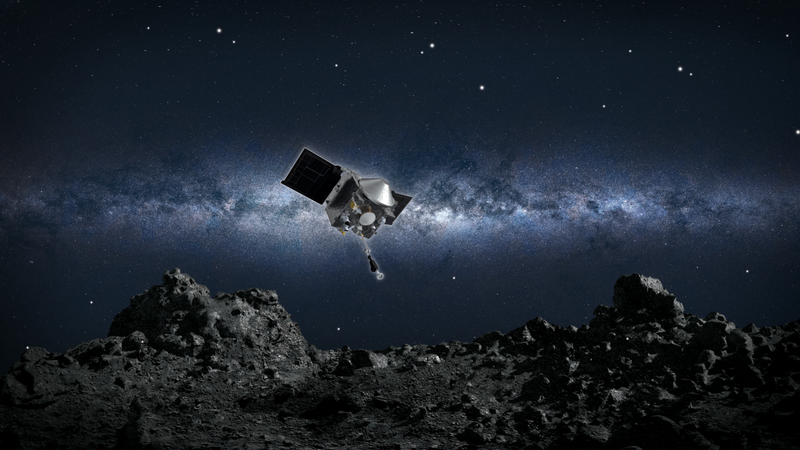 OSIRIS-REx collects sample from asteroid Bennu