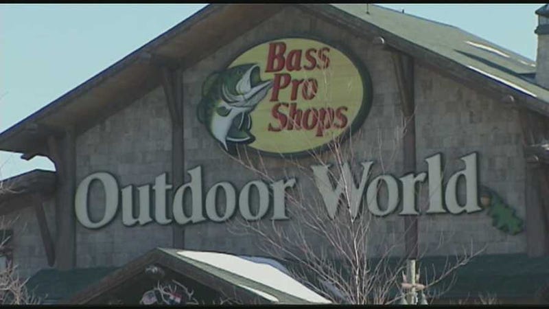 exterior of Bass Pro building in Independence, MO