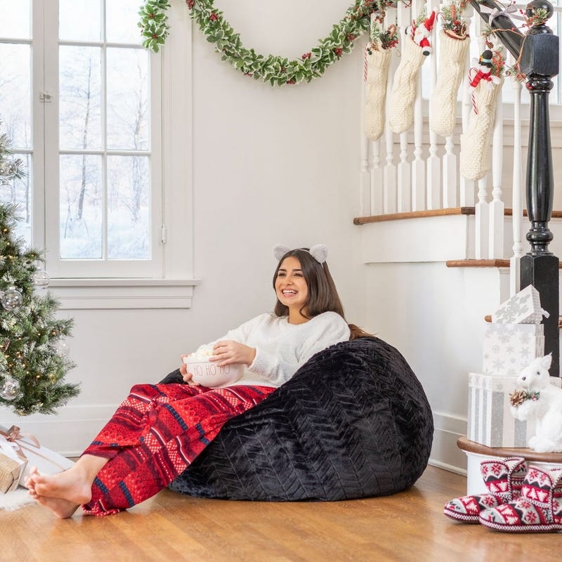 Monroe Faux Fur Beanbag Chair