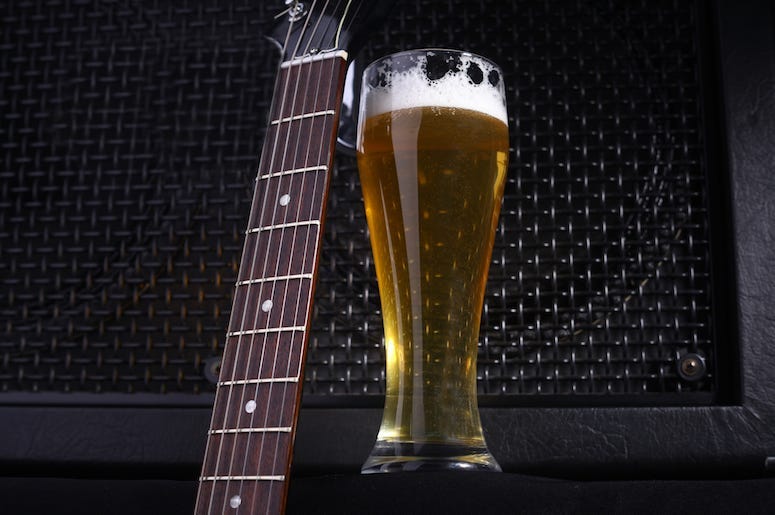 Beer and guitar