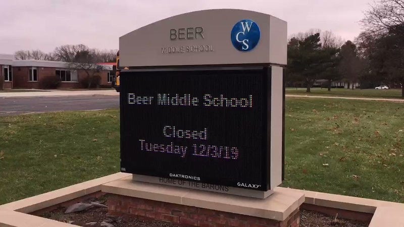 beer middle school closed