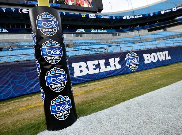The 2014 Belk Bowl is ready to go in Charlotte