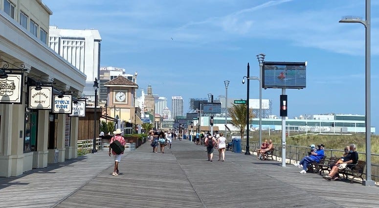 The Atlantic City Boardwalk