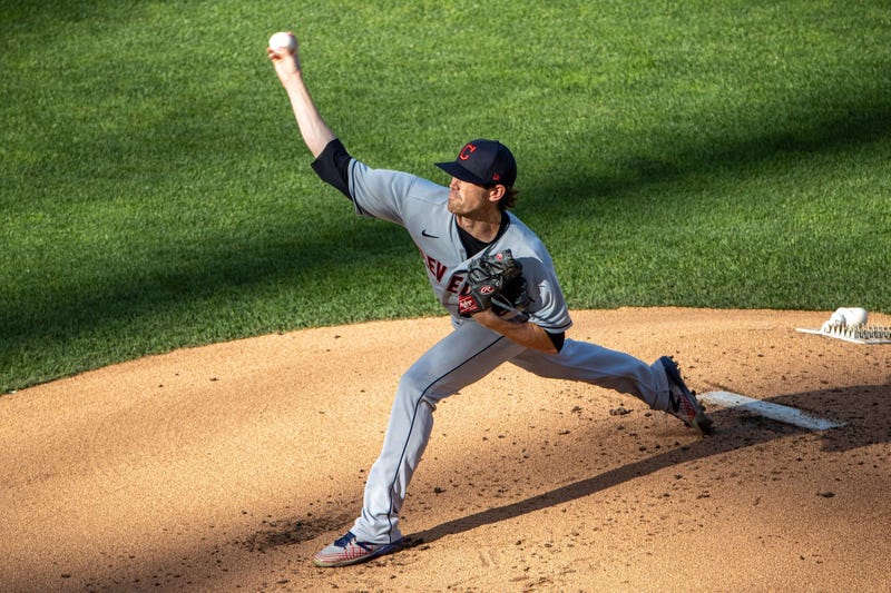 Indians starting pitcher Shane Bieber
