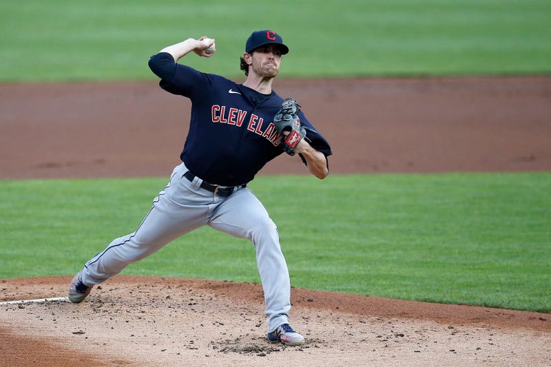 Indians starting pitcher Shane Bieber