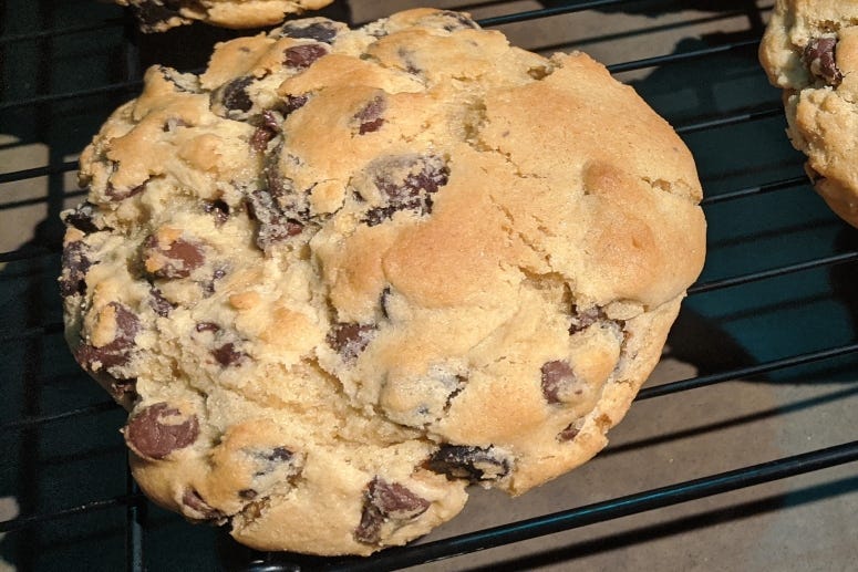 Big Thick Chocolate Chip Cookies