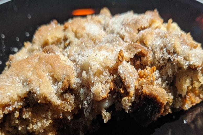 A Crisp on the outside / Moist chew on the inside