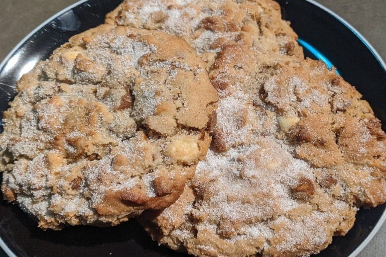 Big-oleThick Cinnamon Chip Cookies