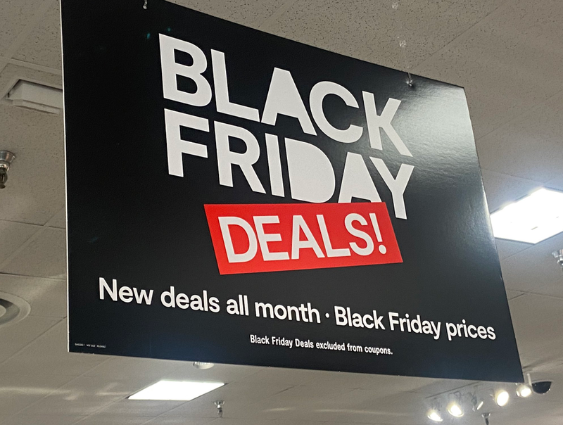 Black Friday sign