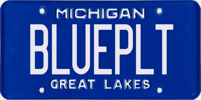 retro blue Michigan license plates could make a comeback