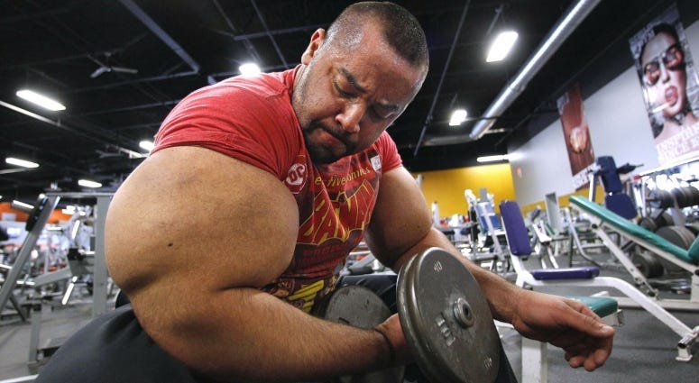 Egyptian body builder Moustafa Ismail