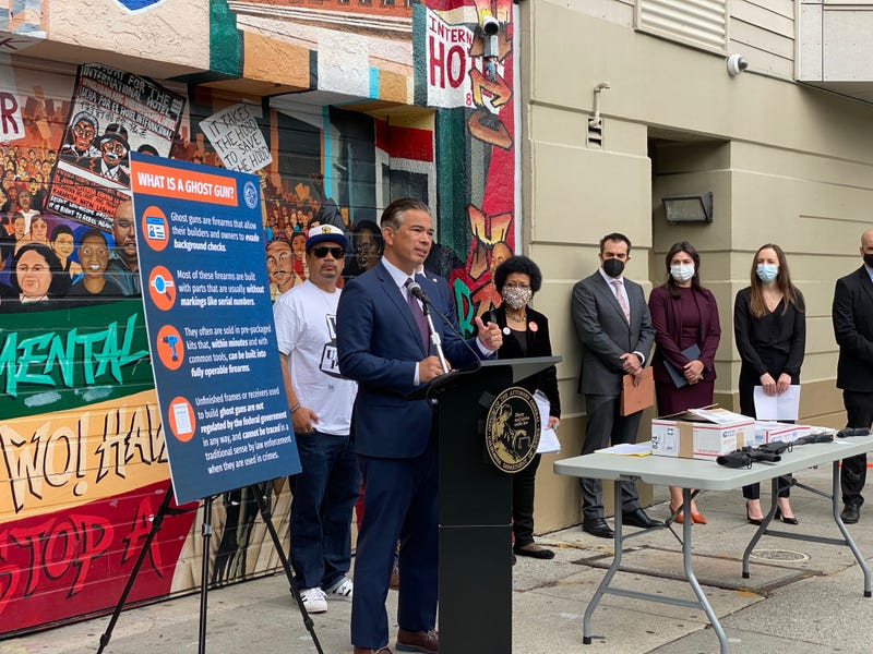 California Attorney General Rob Bonta is throwing his weight behind San Francisco’s lawsuit against three retailers that sell “ghost guns.”