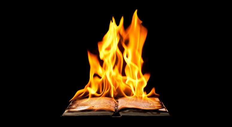 book on fire