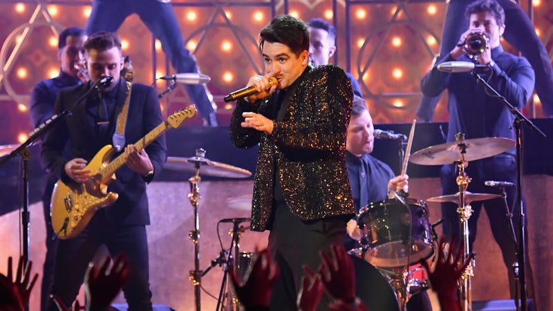 Brendon Urie of Panic! at the Disco performs